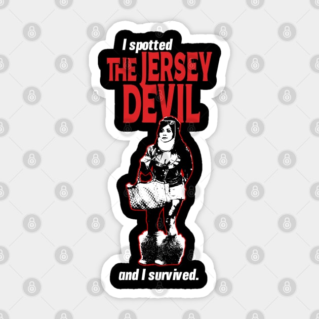 The Jersey Shore Devil (Threshold) Sticker by Ladybird Etch Co.